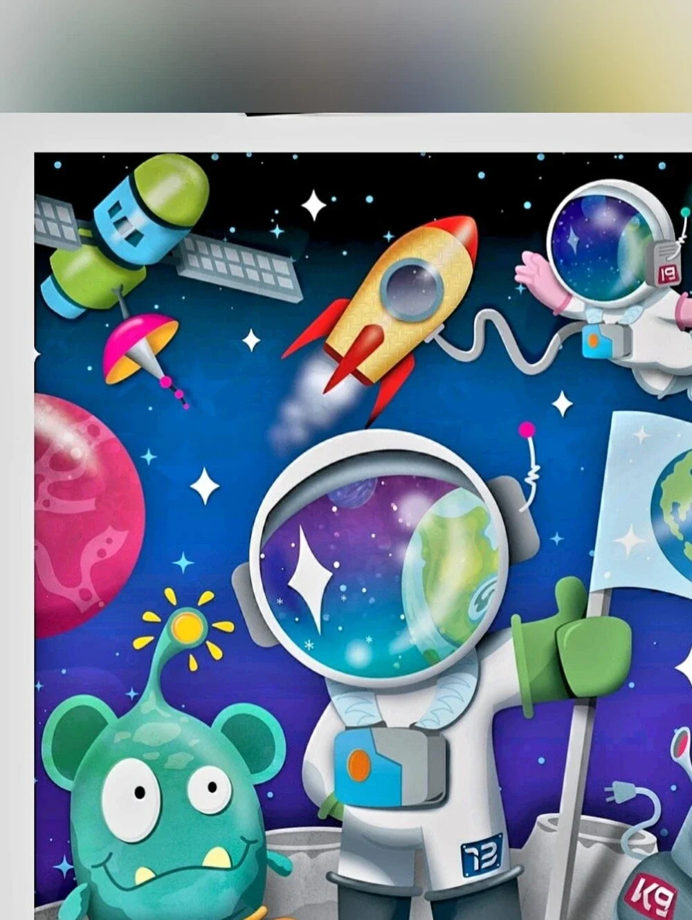 Space 48 Pieces Interlocking Jigsaw Puzzle for Kids